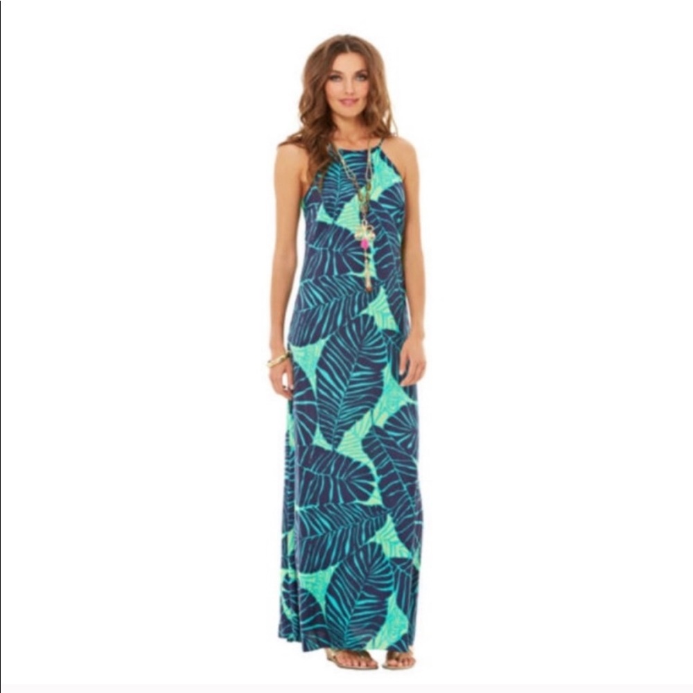 Lilly Pulitzer Angel maxi dress Under the Palms S - Picture 2 of 7
